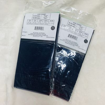 BLUE HEAVEN GIRLS OPAQUE NAVY BLUE TIGHTS SIZE 7-10