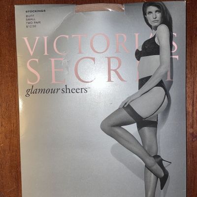 2 Pr Pack Victoria's Secret Stockings - Silky Sheer Leg