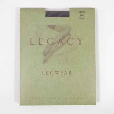 Legacy Legwear Opaque Control Top Tights Brown Size E A31857 QVC