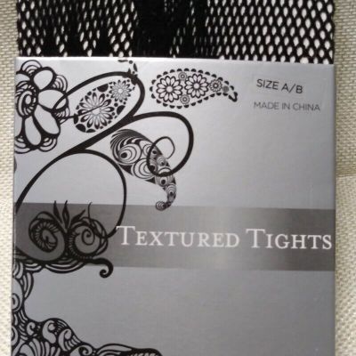 Avenue Body Textured Tights, Black, Size A/B