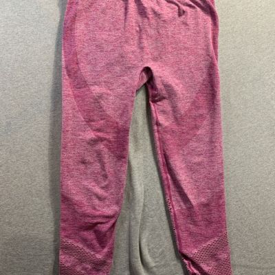 Pink Victoria’s Secret Full Length Leggings Women Large Pink Seamless High Waist