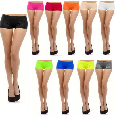 New Stretch Seamless Dance Exercise Booty Mini Panties Boy Shorts Brief Spankies