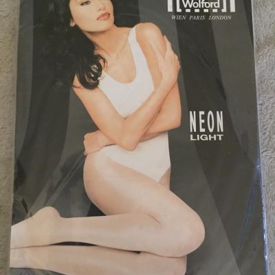 Wolford NEON LIGHT pantyhose ADMIRAL SIZE SMALL