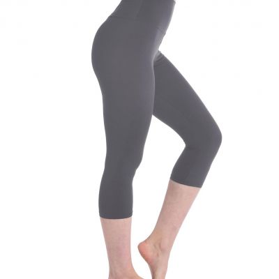 Capri Leggings for Women High Waisted Capri Leggings Non See Through Workout ...