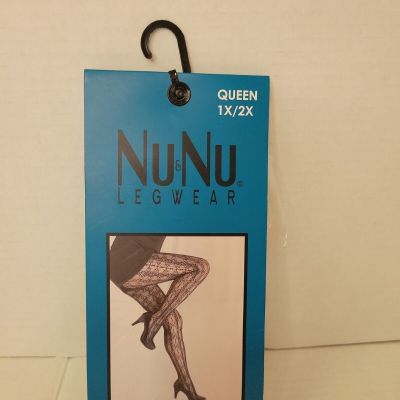 Nu&Nu Legware Queen 1x/2x Fishnet Lace Tights Black Spider Halloween Costume