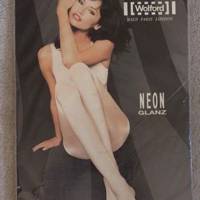 Wolford NEON GLANZ PANTYHOSE 'ATMOSPHERE ' SIZE SMALL