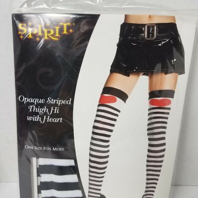 Harley Quinn Style Thigh Highs Adult Womens Costume Stockings Spirit Cosplay NEW