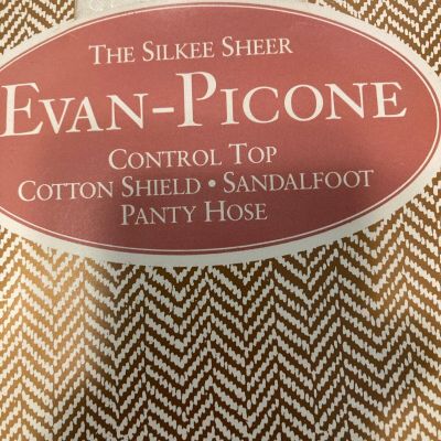 Panty Hose Hosiery Control Top Evan Picone Silkee Sheer Paris White Small