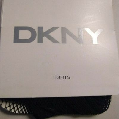 DKNY Women's Black Fishnet Model Tights Hosiery Sz Small