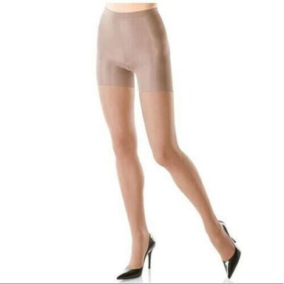SPANX BY SARA BLAKELY SUPER SHEERS ALL DAY SHAPING #913 NUDE SIZE E