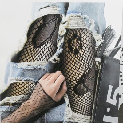 Ladies Fishnet Tights Socks - Black Fishnet Pantyhose Clothing Socks Hosiery