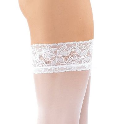 Elegant Lace Hold-Up Stockings Gorteks Bridal 15 Den 200