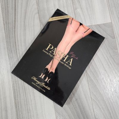 Honey Birdette Pasha Neon Pink Stockings Hosiery Size S