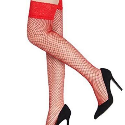 ohyeah Women’s Sheer Thigh High Stockings Plus Size Silicone Stay Up Lingerie...