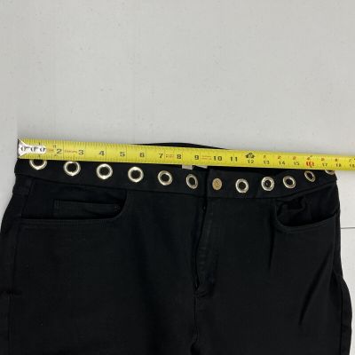 Michael Kors Womens Stretch Jeans/Jegging Black Size XL