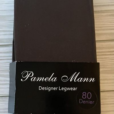 Pamela Mann Designer Legwear 50 Denier Tights Pantyhose Chocolate Made In Italy