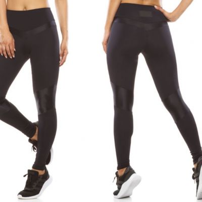 Black Sport Leggings High Waist Gym Athletic Yoga Pants Workout Black/Gray S,M,L