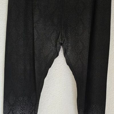 LuLaRoe Womens Legging Pants Size TC2 Multicolor Snakeskin LOOK Sueded