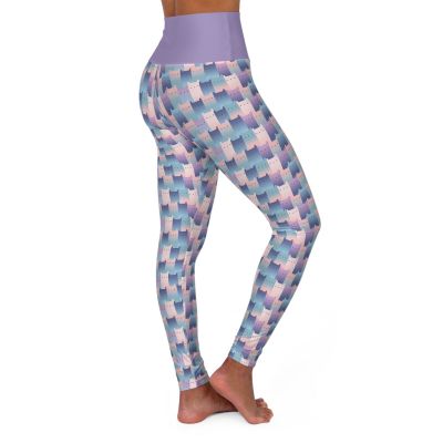 Cats High Waisted Leggings: Purr-fect Comfort and Style!