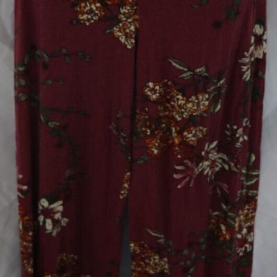 Women's Got Style Red Floral Leggings Size XL