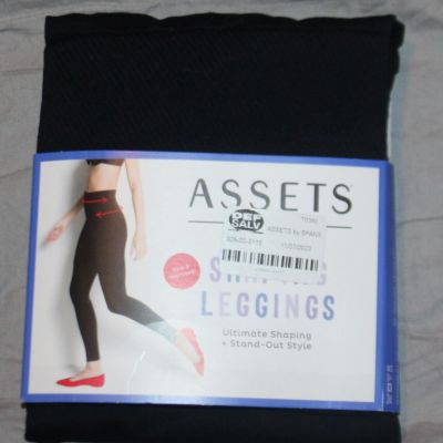 Assets By Spanx sz S Love Black Shaping Leggings Style  NWT