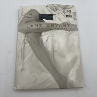 Vintage Lane Bryant Pantyhose Size C/D Black w/Invisible Reinforced Toe