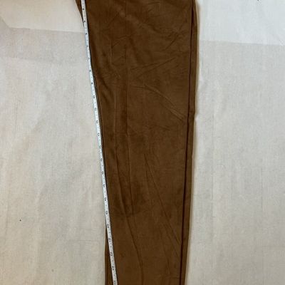 Style Rack Women s M Brown Faux Suede Stretch  Casual Leggings NWOT