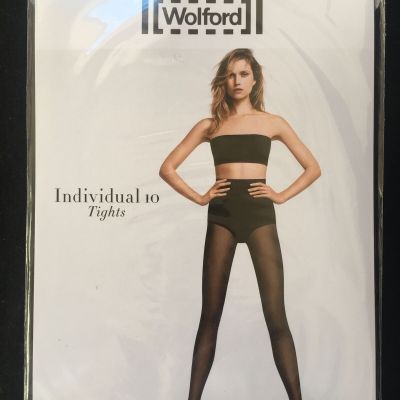 Wolford Individual 10 Tights Tights Color-FAIRLY LIGHT )( S ) Made In Italy C-23