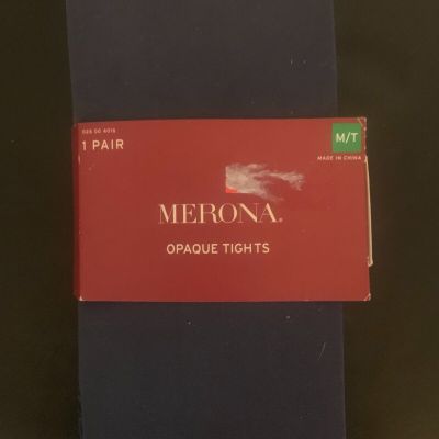 Merona opaque charcoal grey  tights  size m/t or s/m 1 pair