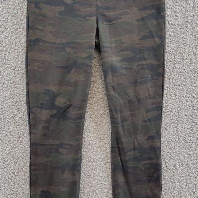 Sanctuary Runway Printed Ankle Leggings Women's S Forest Camo Pull On Style