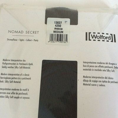 Wolford Nomad Secret Tights Size Medium Color Mocca