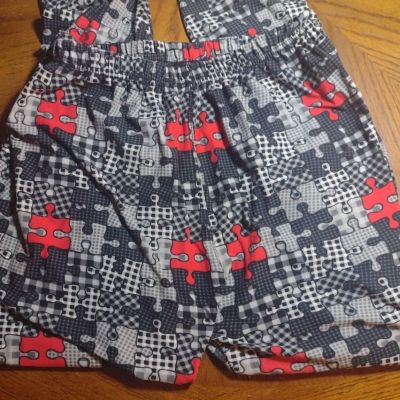 ARMY Leggings Plus Size Wild Puzzle Design Black White Red 3X - 4X