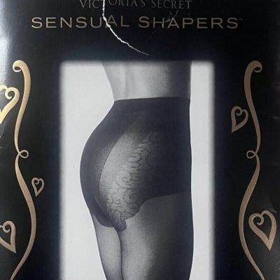 Victoria’s Secret Sensual Shapers Silky Sheer Pantyhose Deep Navy Blue S Medium