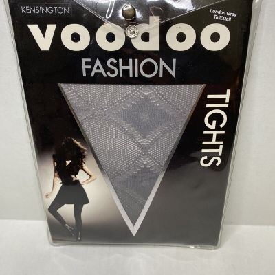 Voodoo Fashion Tights Kensington Fish Net Size Tall/Xtall Color London Grey NOS