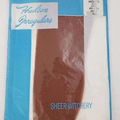 Hudson SHEER WITCHERY Cantrece II Stockings Rhumba Sz 4 Fits 11 - 11 1/2 Ex Long