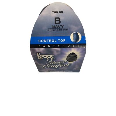 Leggs Sheer Comfort Control Top Navy Pantyhose B