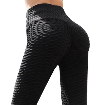 Women's High Waist Yoga Tummy Control Slimming Booty Legging Workout- SIZE LARGE