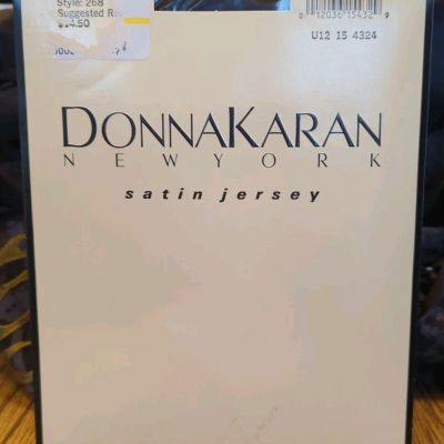 NEW Donna Satin Jersey Hosiery Black Style 268 TALL
