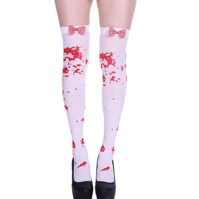 1 Pair Long Socks Realistic Cosplay Props Halloween Masquerade Thigh High Socks