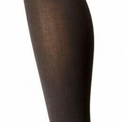 DKNY Women's Opaque Coverage Control Top Tights, Flannel Grey, Small