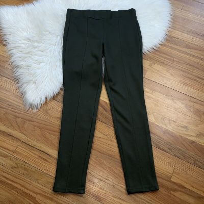 Style & Co NWT Women’s M Olive Green Mid Rise Comfort Waist Thick Warm Leggings