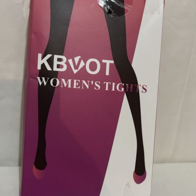 KBVOT Fleece Lined Fake Translucent Tights, Black Color, Women's Size XXL, ~NEW~