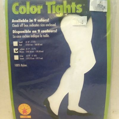 Rubie's Costumes Women's White Tights NWT New Size Medium Style 128