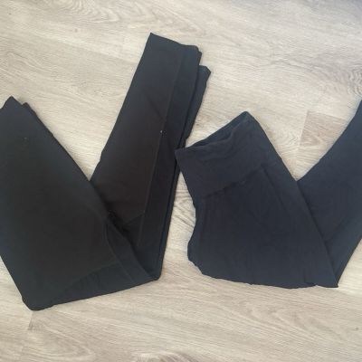 Women Leggings Black Used Size 1X Bundle