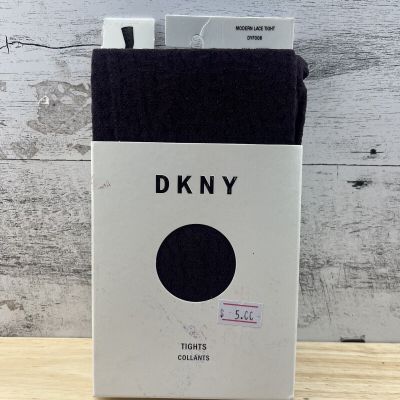 DKNY Modern Lace Tight Size SMALL /PETTITE Z1L/AUBERGINE