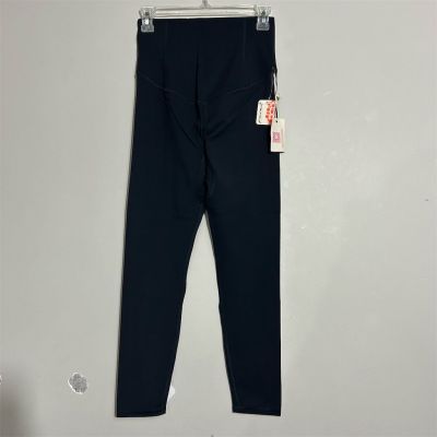 Free People Women's Booty Boost Black Leggings Size S Casual Workout NWT