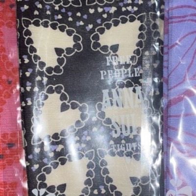 Free People X Anna Sui Heart Tights-$38