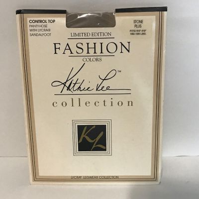 Kathy Lee Collection Pantyhose Control Top Stone Color Plus Size Limited Edition