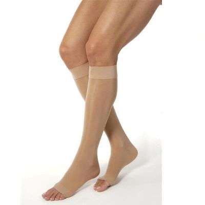 Jobst Ultra Sheer Knee Highs 20-30 mmHg OPEN Toe Stockings Compression