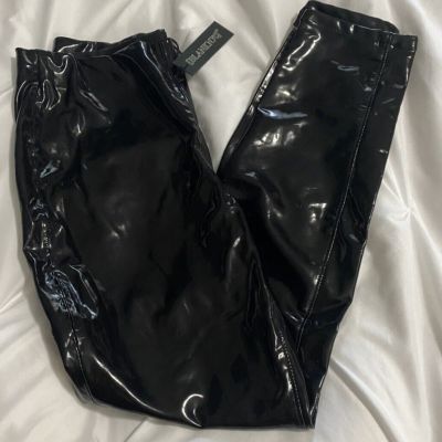 Blank Nyc black latex leggings Size 29 STYLE: 53J-1889SB NEW WITH TAGS